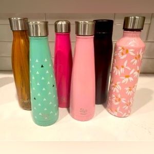 Lot of 6 Water Bottles (4 SIP by Swell)